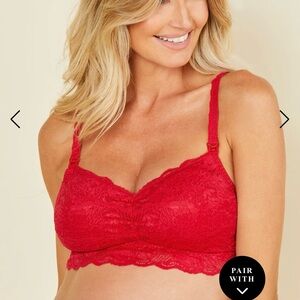Cosabella Red Lace Curvy Mommie Bralette